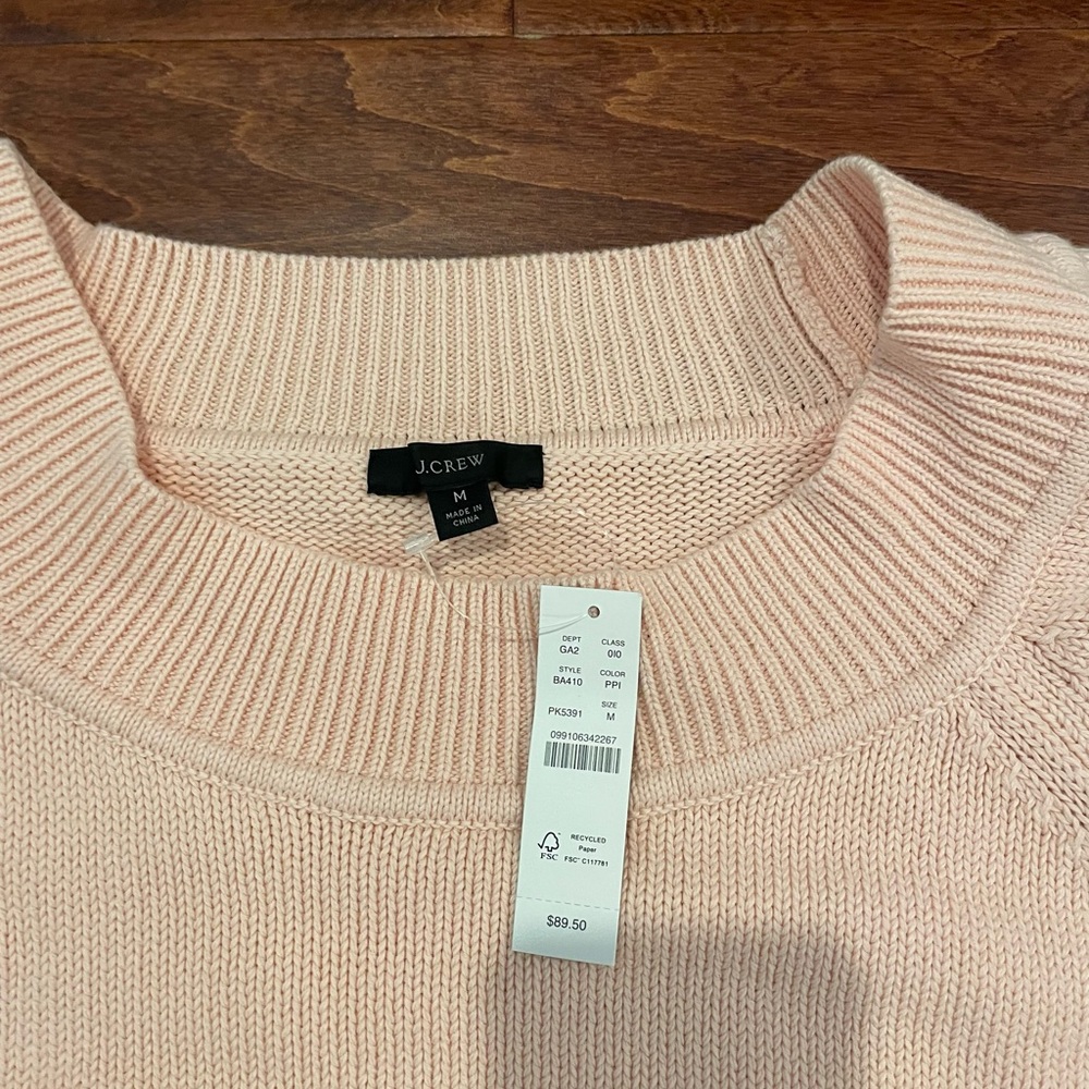 Jcrew relaxed sleeve boatneck beach sweater